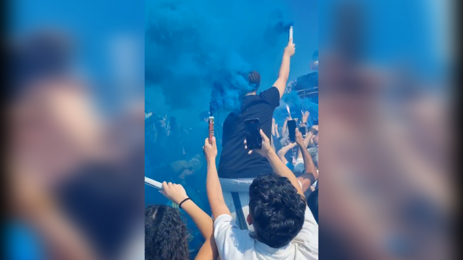 اختصاصی از جشن هواداران ناپولی در شهر ناپل