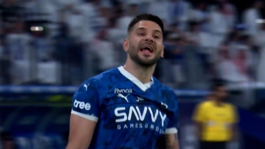 گل اول الهلال به القادسیه توسط میتروویچ