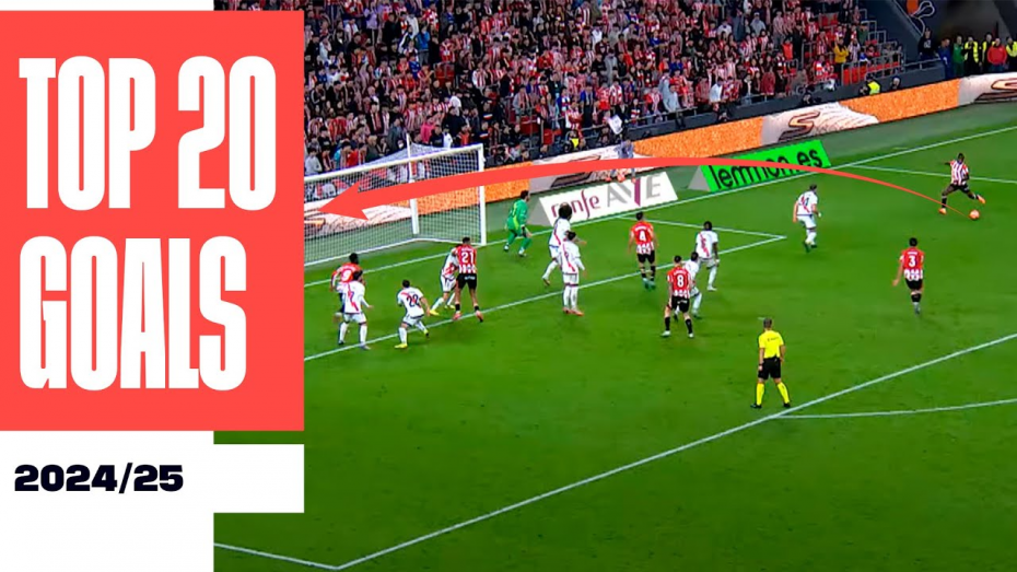 20 گل برتر لالیگا در فصل 2024/25