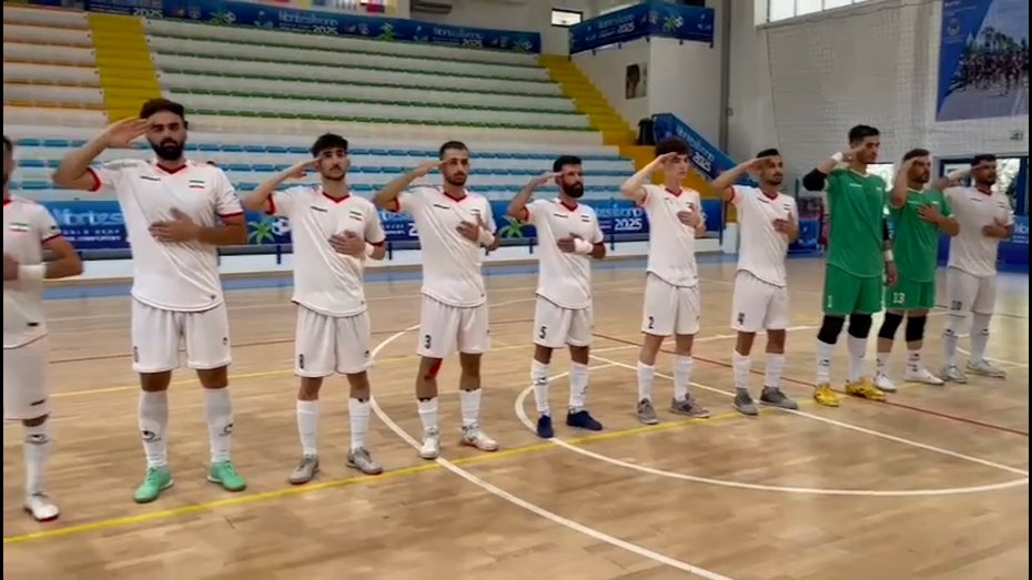 سلام نظامی تیم ملی فوتسال ناشنوایان