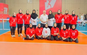 نایب قهرمانی والیبال نشسته زنان در آسیا