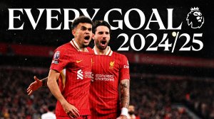 تمام گل‌های لیورپول در لیگ برتر انگلیس 2024/25