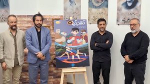 رونمایی از بنر انیمیشن پسر کشتی گیر با حضور دبیر