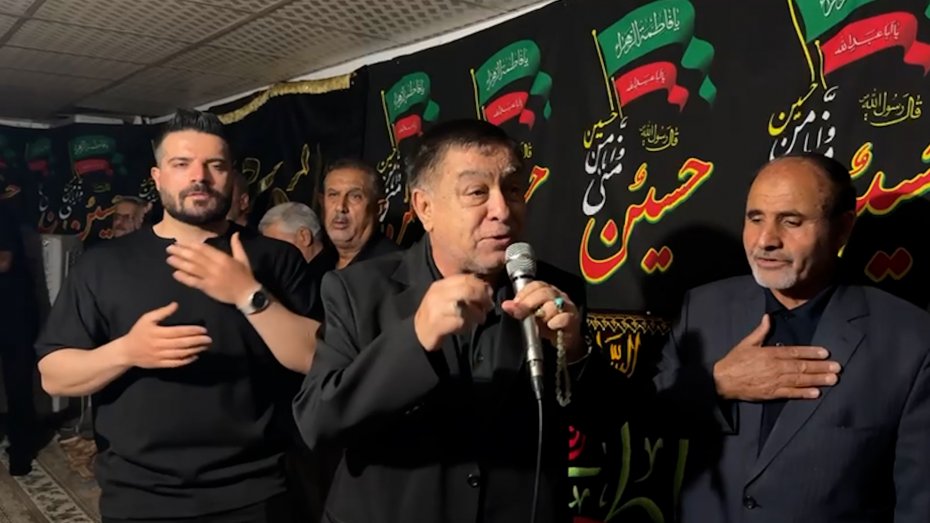 مداحی حاج غلامحسین پیروانی در شب سیزدهم محرم