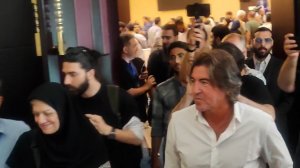 ازدحام خبرنگاران حین خروج ساپینتو