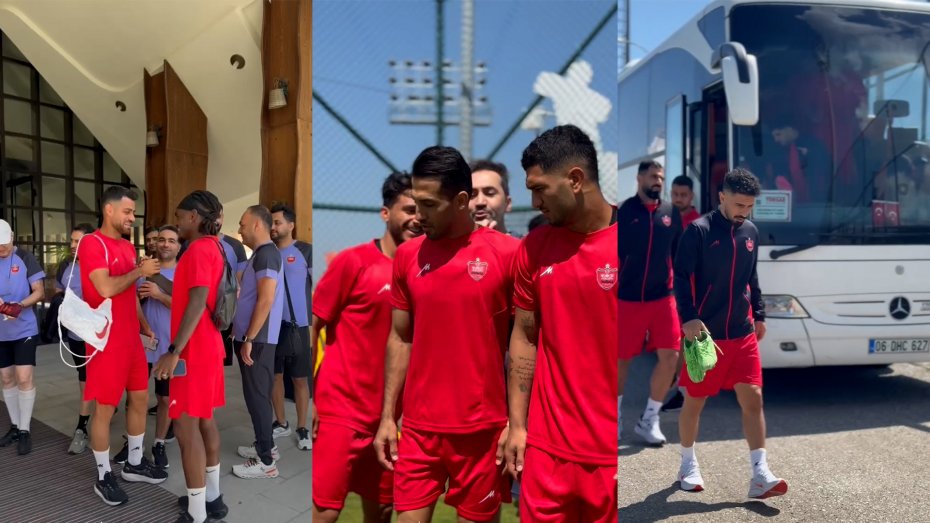 از هتل تا کمپ تمرینی، همراه با پرسپولیس