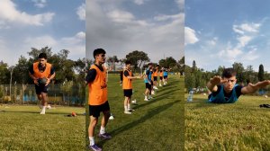 آلومینیوم، با انگیزه در تمرین برای شروع فصل
