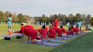 تمرینات تیم ملی امید زیر نظر امید روانخواه