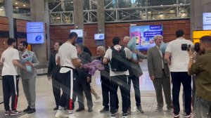 ورود تیم ملی بسکتبال پس از کسب مدال برنز مسابقات آسیایی