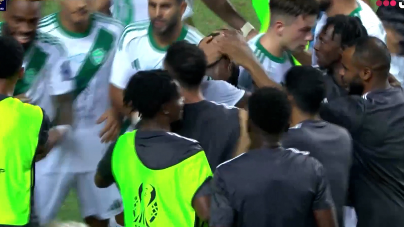 گل اول الاهلی به النصر توسط فرانک کسیه