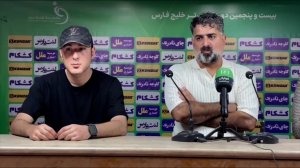 نشست خبری اشکش بعد از برد مقابل نود ارومیه
