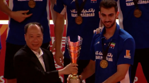 جشن قهرمانی تیم ملی والیبال جوانان ایران