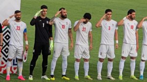 سلام نظامی بازیکنان تیم ملی ایران