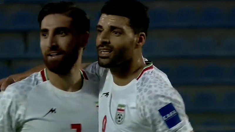 گل سوم ایران به هند توسط طارمی