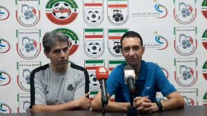 نشست خبری عنایتی پس از بازی با بعثت کرمانشاه