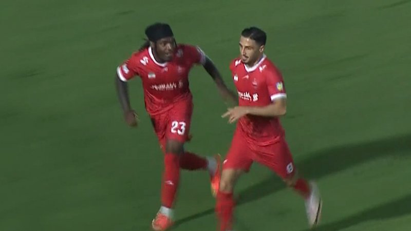 گل اول پرسپولیس به فولاد توسط علیپور