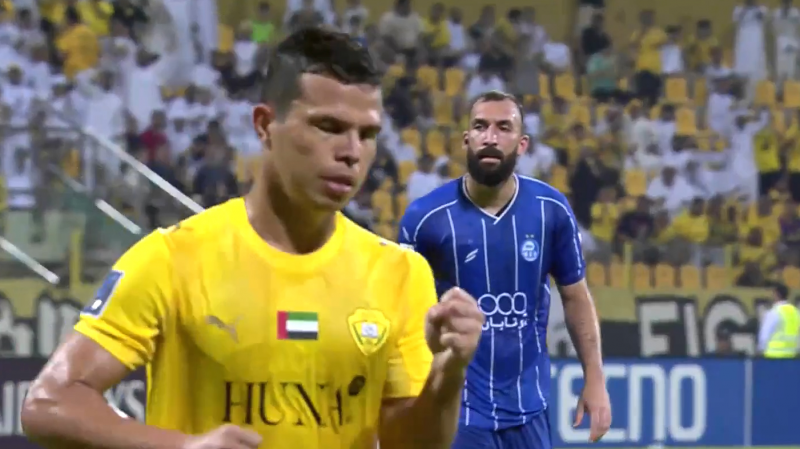 گل چهارم الوصل به استقلال توسط فابیو لیما