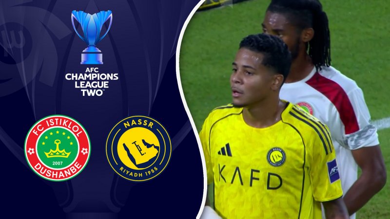 خلاصه بازی النصر 5 - استقلال تاجیکستان 0 (گزارش اختصاصی)