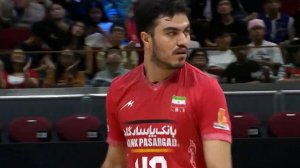 2 امتیاز سرویس پیاپی از شریفی مقابل صربستان