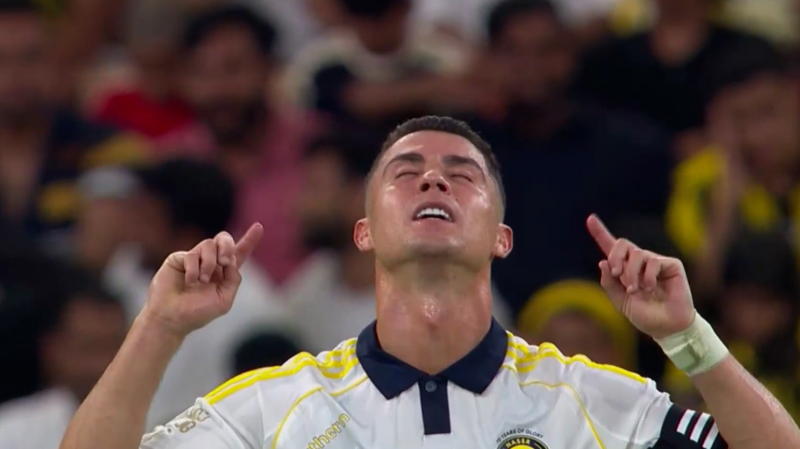  گل دوم النصر به الاتحاد توسط رونالدو
