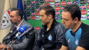 مربی استقلال: فرصت نکردم گلی که خوردیم را ببینم