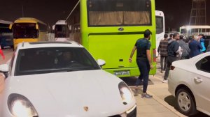 رامین رضائیان با ماشین شخصی ورزشگاه را ترک کرد