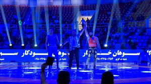 شیخ اعظمی قهرمان کشتی پهلوانی آسیا شد