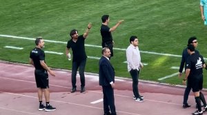 جنجال در ابتدای مسابقه پیکان و آلومینیوم