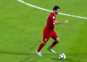 پاس گل عزت اللهی، گل سوم شباب الاهلی به نسف قارشی