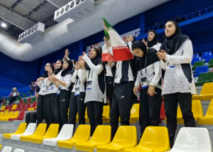 خوشحالی پسران و دختران هندبال ایران بعد از شکست چین