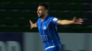 گل اول استقلال به الوحدات توسط منیرالحدادی