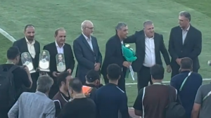 تقدير از رسول خطيبي توسط باشگاه آلومينيوم اراك