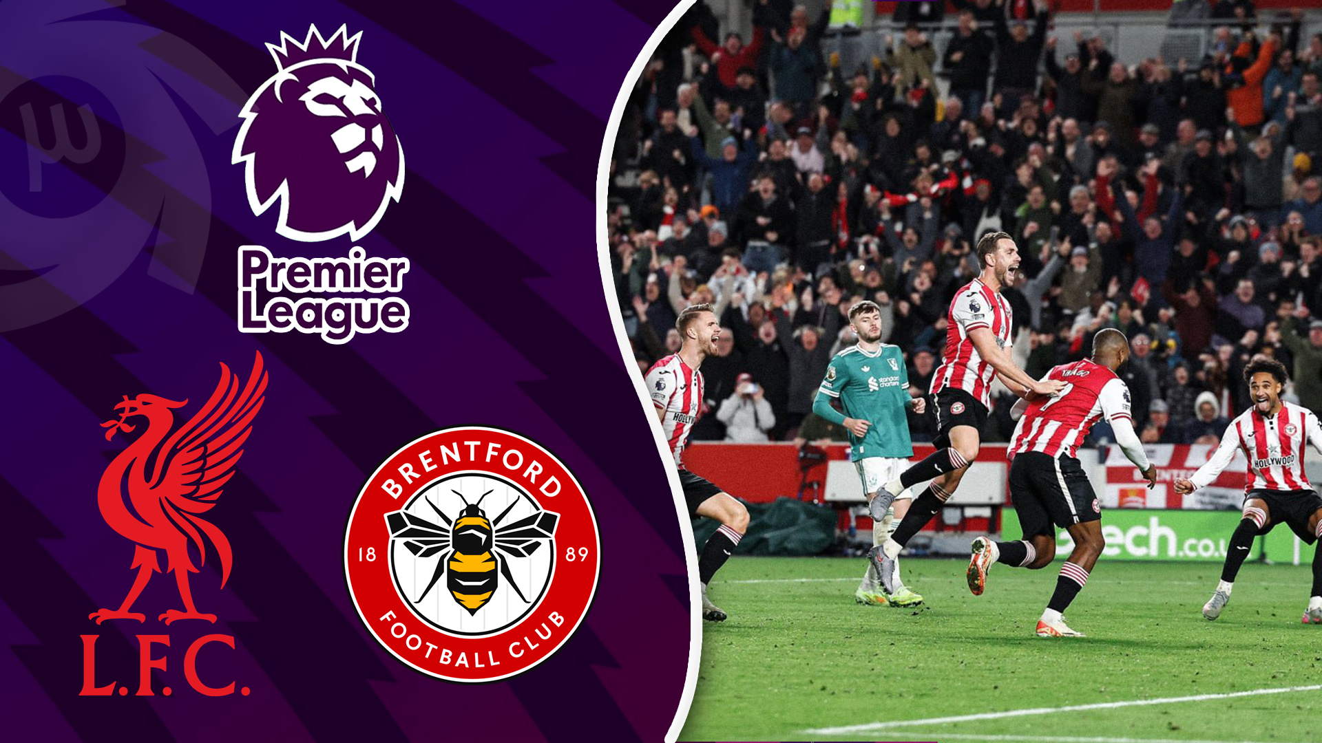 خلاصه بازی برنتفورد 3 - لیورپول 2