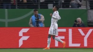 گل اول آینتراخت به دورتموند توسط کناف