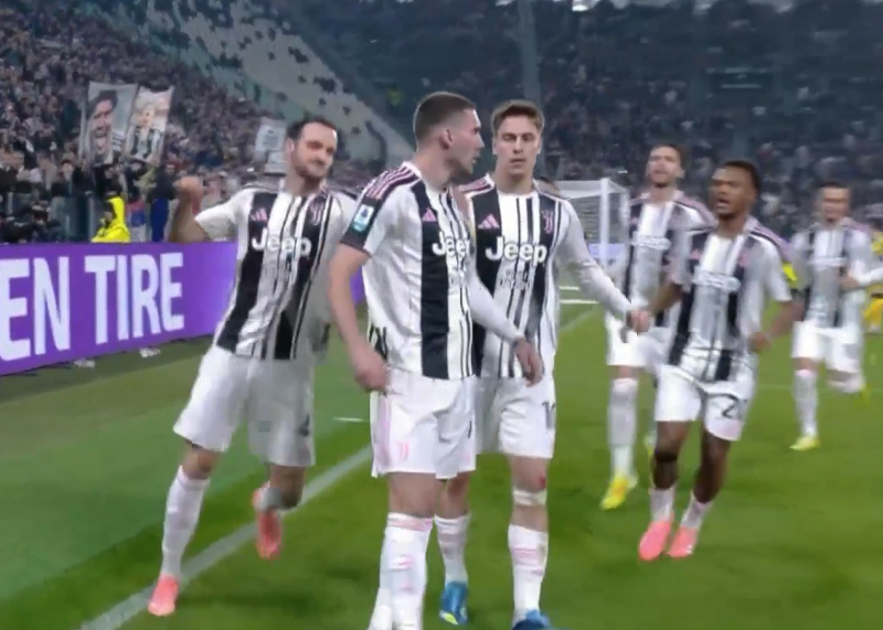 گل اول یوونتوس به اودینزه (ولاهویچ)