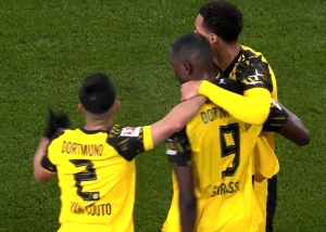 گل اول دورتموند به آگزبورگ توسط گیراسی
