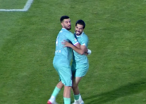 گل دوم پیکان به فجر سپاسی (فرید امیری)