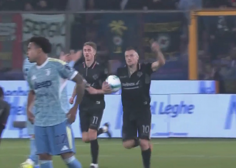 گل اول کرمونزه به یوونتوس توسط جیمی واردی