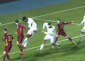 گل اول الوحده به نسف قارشی توسط اوگبو