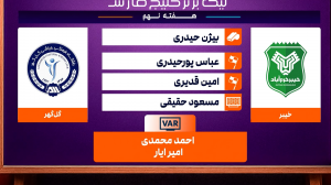 کارشناسی داوری خیبر خرم آباد - گل گهر