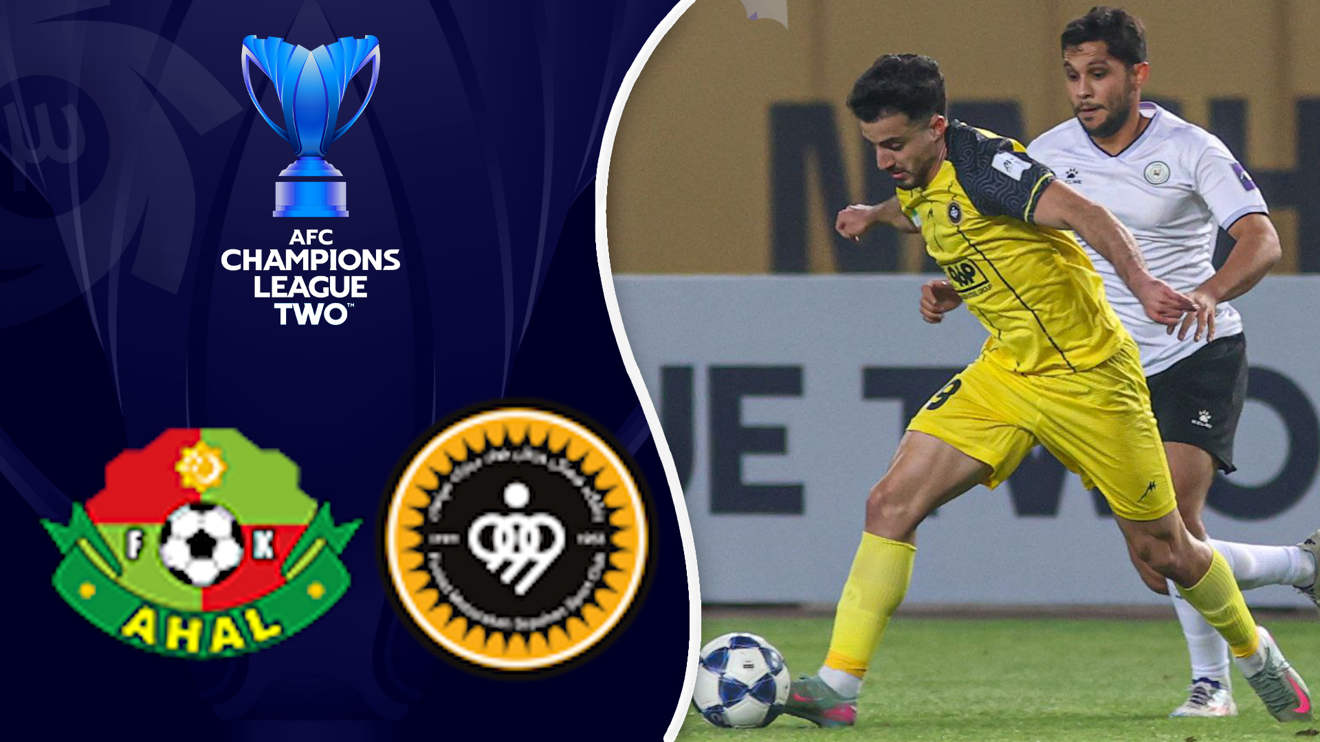 خلاصه بازی سپاهان 2 - آخال 2