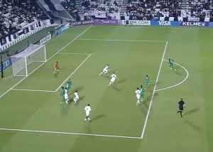 گل اول الاهلی به السد توسط ریاض محرز