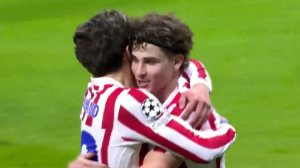 گل اول اتلتیکو به سن ژیلوا توسط آلوارز