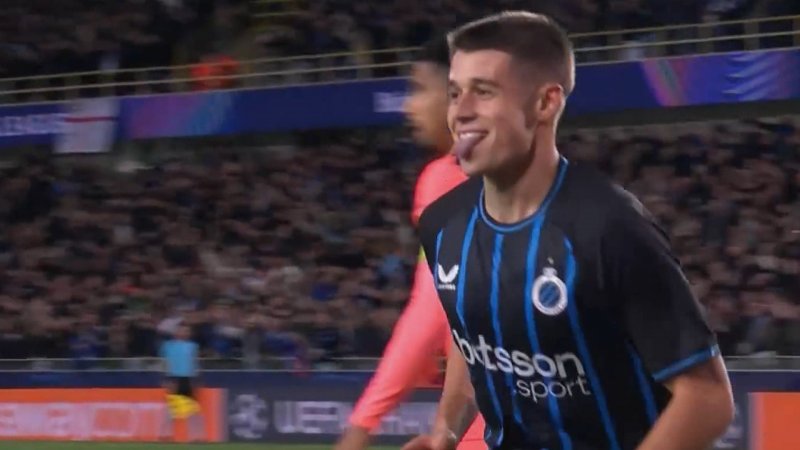 گل اول کلوب بروژ به بارسلونا توسط ترسولدی