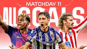 ده گل برتر هفته یازدهم لالیگا اسپانیا