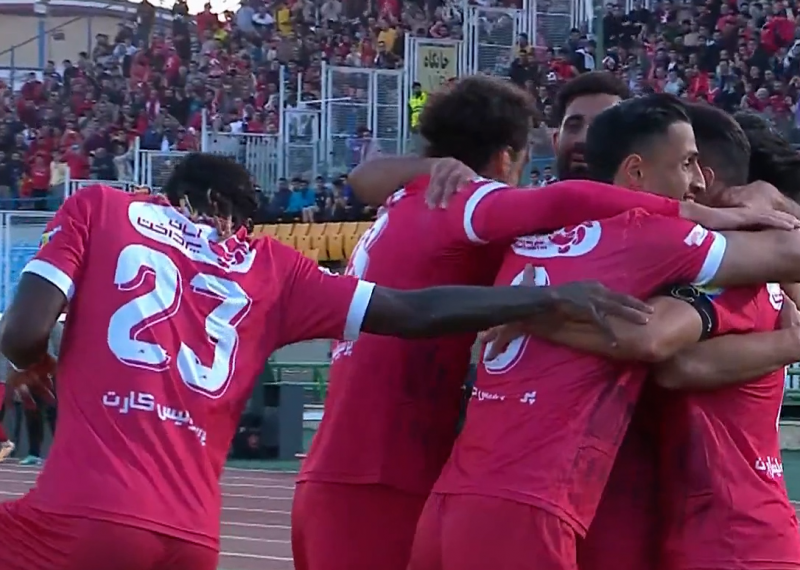 گل اول پرسپولیس به استقلال خوزستان (سروش رفیعی)