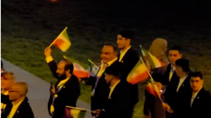 رژه کاروان ایران در مراسم افتتاحیه ششمین دوره کشورهای اسلامی