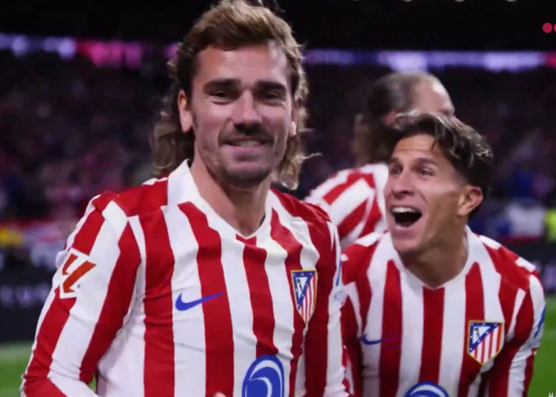 گل دوم اتلتیکومادرید به لوانته توسط گریزمان