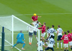 گل دوم منچستریونایتد به تاتنهام توسط دلیخت