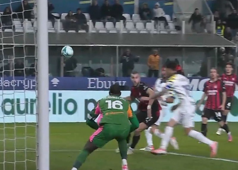 گل دوم پارما به آث میلان توسط دل پراتو